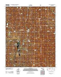 Strong City Oklahoma Historical topographic map, 1:24000 scale, 7.5 X 7.5 Minute, Year 2011