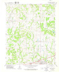 Stroud North Oklahoma Historical topographic map, 1:24000 scale, 7.5 X 7.5 Minute, Year 1975