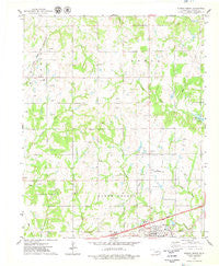 Stroud North Oklahoma Historical topographic map, 1:24000 scale, 7.5 X 7.5 Minute, Year 1975