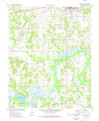 Stroud South Oklahoma Historical topographic map, 1:24000 scale, 7.5 X 7.5 Minute, Year 1974