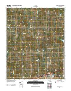 Stroud North Oklahoma Historical topographic map, 1:24000 scale, 7.5 X 7.5 Minute, Year 2012