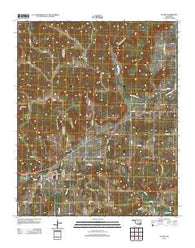 Stuart Oklahoma Historical topographic map, 1:24000 scale, 7.5 X 7.5 Minute, Year 2012