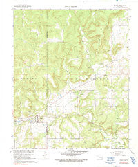 Stuart Oklahoma Historical topographic map, 1:24000 scale, 7.5 X 7.5 Minute, Year 1967