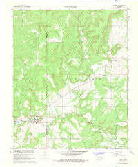 Stuart Oklahoma Historical topographic map, 1:24000 scale, 7.5 X 7.5 Minute, Year 1967