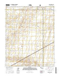 Sturgis Oklahoma Current topographic map, 1:24000 scale, 7.5 X 7.5 Minute, Year 2016