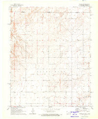 Sturgis NW Oklahoma Historical topographic map, 1:24000 scale, 7.5 X 7.5 Minute, Year 1971