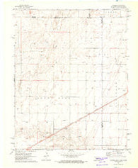 Sturgis Oklahoma Historical topographic map, 1:24000 scale, 7.5 X 7.5 Minute, Year 1971