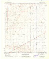 Sturgis Oklahoma Historical topographic map, 1:24000 scale, 7.5 X 7.5 Minute, Year 1971