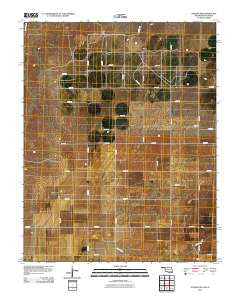 Sturgis NW Oklahoma Historical topographic map, 1:24000 scale, 7.5 X 7.5 Minute, Year 2010