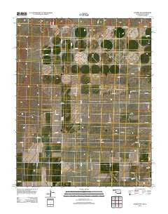 Sturgis NW Oklahoma Historical topographic map, 1:24000 scale, 7.5 X 7.5 Minute, Year 2012