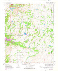 Sulphur South Oklahoma Historical topographic map, 1:24000 scale, 7.5 X 7.5 Minute, Year 1963
