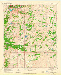 Sulphur South Oklahoma Historical topographic map, 1:24000 scale, 7.5 X 7.5 Minute, Year 1963