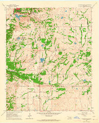 Sulphur South Oklahoma Historical topographic map, 1:24000 scale, 7.5 X 7.5 Minute, Year 1963