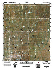 Sulphur North Oklahoma Historical topographic map, 1:24000 scale, 7.5 X 7.5 Minute, Year 2009