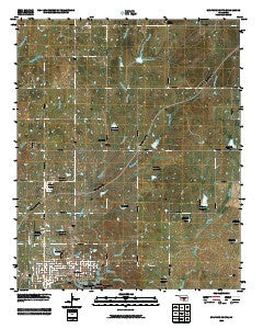 Sulphur North Oklahoma Historical topographic map, 1:24000 scale, 7.5 X 7.5 Minute, Year 2009