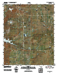 Sulphur South Oklahoma Historical topographic map, 1:24000 scale, 7.5 X 7.5 Minute, Year 2010