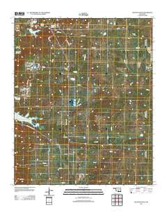 Sulphur South Oklahoma Historical topographic map, 1:24000 scale, 7.5 X 7.5 Minute, Year 2012