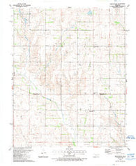 Sweetwater Oklahoma Historical topographic map, 1:24000 scale, 7.5 X 7.5 Minute, Year 1989