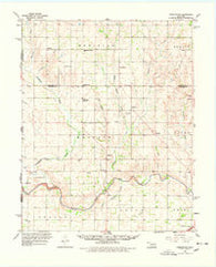 Sweetwater Oklahoma Historical topographic map, 1:62500 scale, 15 X 15 Minute, Year 1960