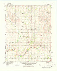 Sweetwater Oklahoma Historical topographic map, 1:62500 scale, 15 X 15 Minute, Year 1960