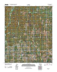 Swink Oklahoma Historical topographic map, 1:24000 scale, 7.5 X 7.5 Minute, Year 2012