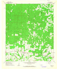 Swink Oklahoma Historical topographic map, 1:24000 scale, 7.5 X 7.5 Minute, Year 1962