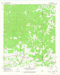 Swink Oklahoma Historical topographic map, 1:24000 scale, 7.5 X 7.5 Minute, Year 1962