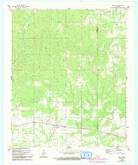 Swink Oklahoma Historical topographic map, 1:24000 scale, 7.5 X 7.5 Minute, Year 1962