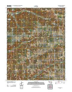 Sycamore Oklahoma Historical topographic map, 1:24000 scale, 7.5 X 7.5 Minute, Year 2012