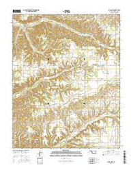 Sycamore Oklahoma Current topographic map, 1:24000 scale, 7.5 X 7.5 Minute, Year 2016