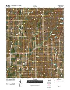 Tabler Oklahoma Historical topographic map, 1:24000 scale, 7.5 X 7.5 Minute, Year 2012
