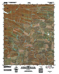 Tablerville Oklahoma Historical topographic map, 1:24000 scale, 7.5 X 7.5 Minute, Year 2010