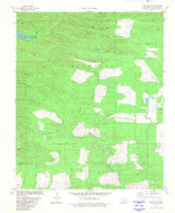 Tablerville Oklahoma Historical topographic map, 1:24000 scale, 7.5 X 7.5 Minute, Year 1981