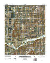 Taft Oklahoma Historical topographic map, 1:24000 scale, 7.5 X 7.5 Minute, Year 2012