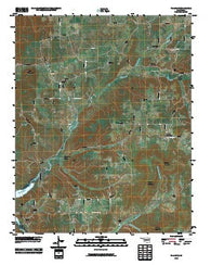 Tailholt Oklahoma Historical topographic map, 1:24000 scale, 7.5 X 7.5 Minute, Year 2010