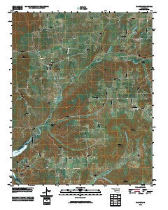 Tailholt Oklahoma Historical topographic map, 1:24000 scale, 7.5 X 7.5 Minute, Year 2010