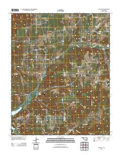 Tailholt Oklahoma Historical topographic map, 1:24000 scale, 7.5 X 7.5 Minute, Year 2012
