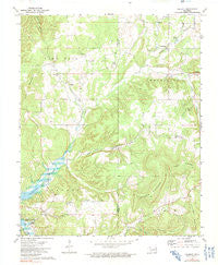 Tailholt Oklahoma Historical topographic map, 1:24000 scale, 7.5 X 7.5 Minute, Year 1972