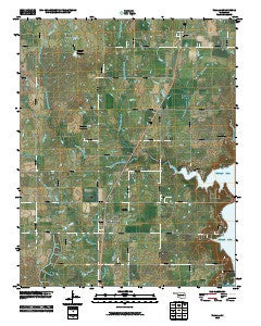 Talala Oklahoma Historical topographic map, 1:24000 scale, 7.5 X 7.5 Minute, Year 2010