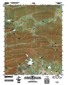 Talihina Oklahoma Historical topographic map, 1:24000 scale, 7.5 X 7.5 Minute, Year 2010
