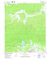 Talihina Oklahoma Historical topographic map, 1:24000 scale, 7.5 X 7.5 Minute, Year 1979