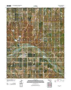 Taloga Oklahoma Historical topographic map, 1:24000 scale, 7.5 X 7.5 Minute, Year 2012