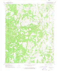 Tate Mountain Oklahoma Historical topographic map, 1:24000 scale, 7.5 X 7.5 Minute, Year 1972