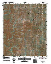 Tate Mountain Oklahoma Historical topographic map, 1:24000 scale, 7.5 X 7.5 Minute, Year 2010
