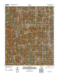 Tate Mountain Oklahoma Historical topographic map, 1:24000 scale, 7.5 X 7.5 Minute, Year 2012