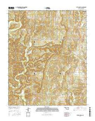 Tate Mountain Oklahoma Current topographic map, 1:24000 scale, 7.5 X 7.5 Minute, Year 2016