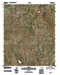 Tatums Oklahoma Historical topographic map, 1:24000 scale, 7.5 X 7.5 Minute, Year 2010