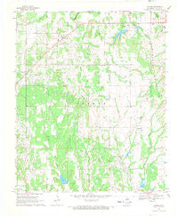 Tatums Oklahoma Historical topographic map, 1:24000 scale, 7.5 X 7.5 Minute, Year 1969