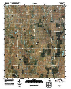 Taupa Oklahoma Historical topographic map, 1:24000 scale, 7.5 X 7.5 Minute, Year 2009