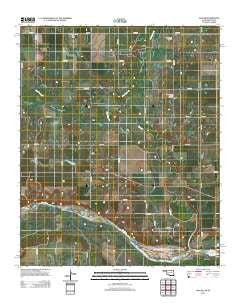 Taylor Oklahoma Historical topographic map, 1:24000 scale, 7.5 X 7.5 Minute, Year 2012